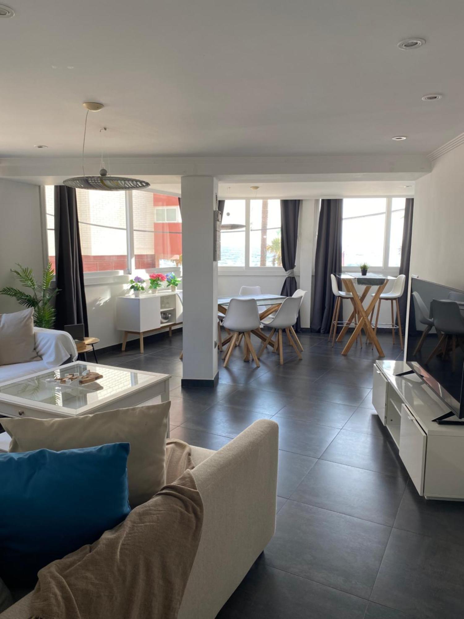 Apartamento Torre Yago Primera Linea Playa Benidorm Con Wi-Fi & Ac Стая снимка